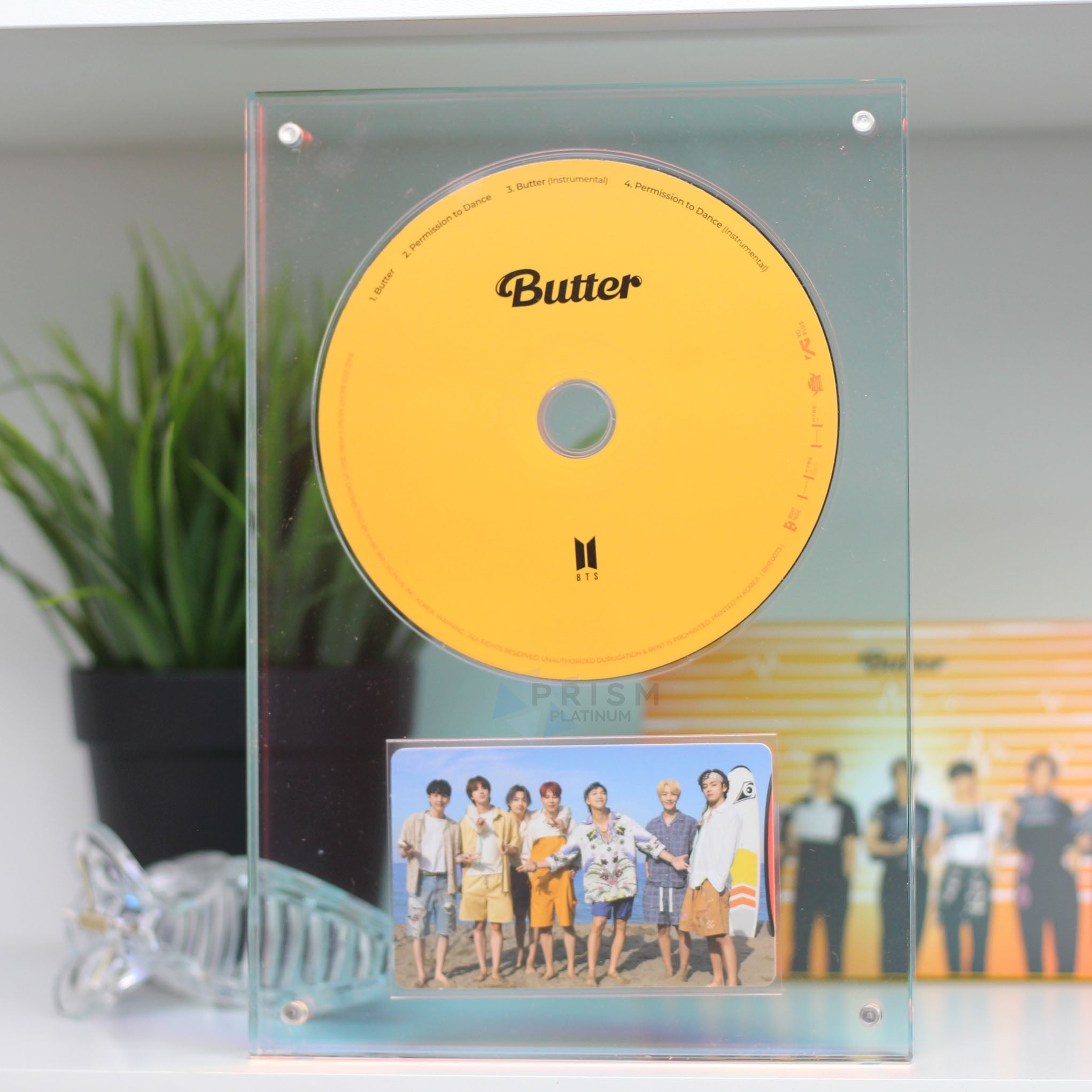 Acrylic Disc Frame - Holographic - Prism Platinum