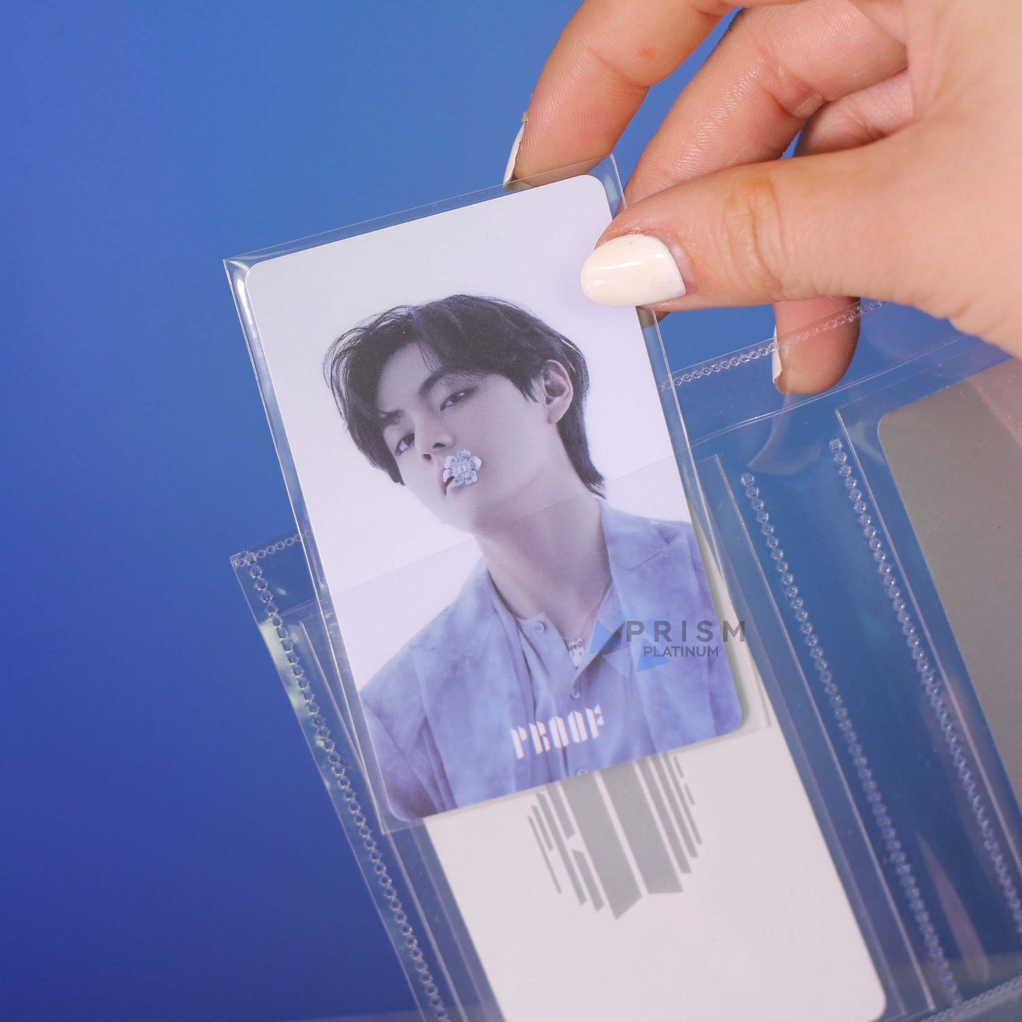 myCollection Custom A5 pages - 3-Pocket - Type A - Photocard & Postcard - Prism Platinum
