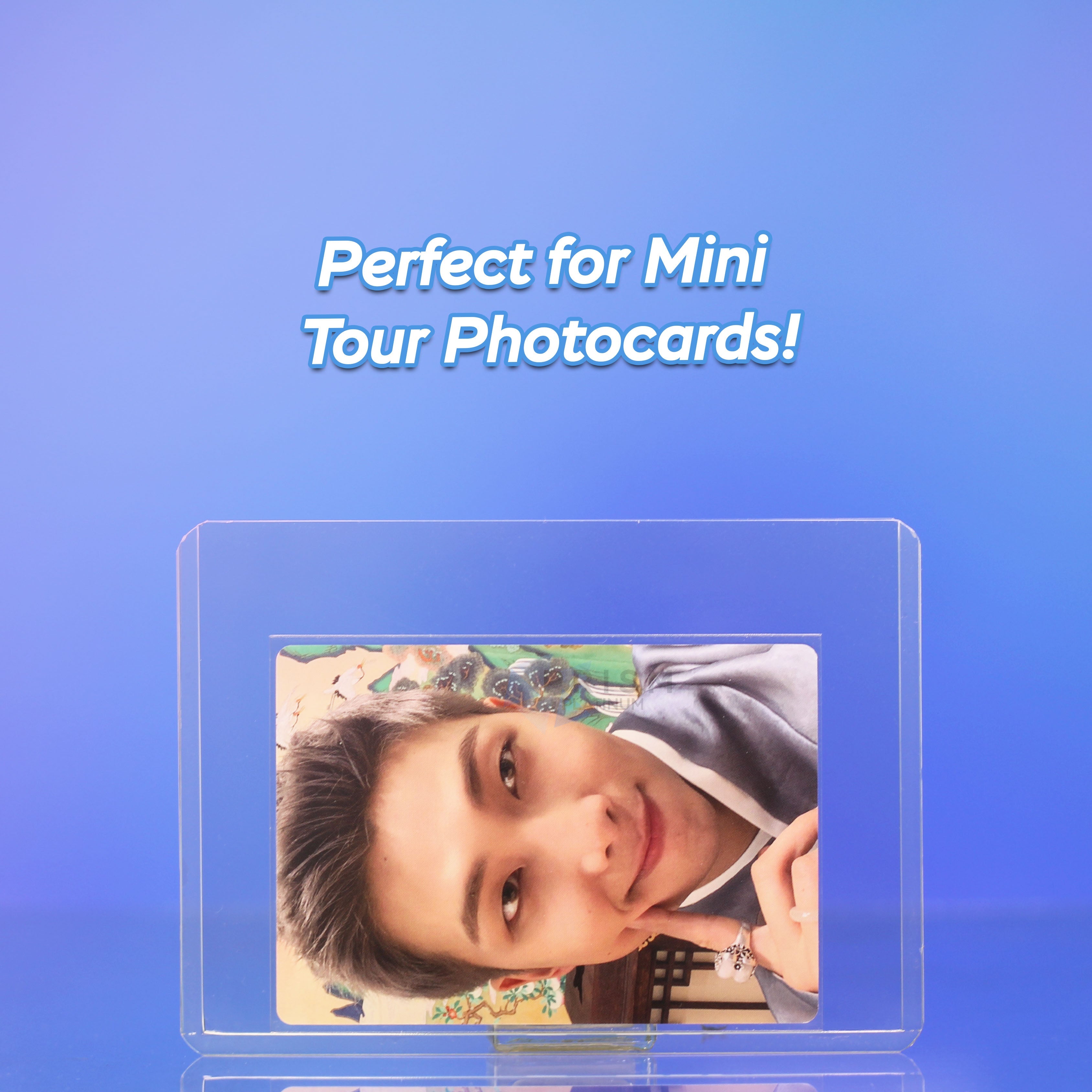 Premium Clear Photocard Toploader - Large Size - Pack of 10 - Prism Platinum