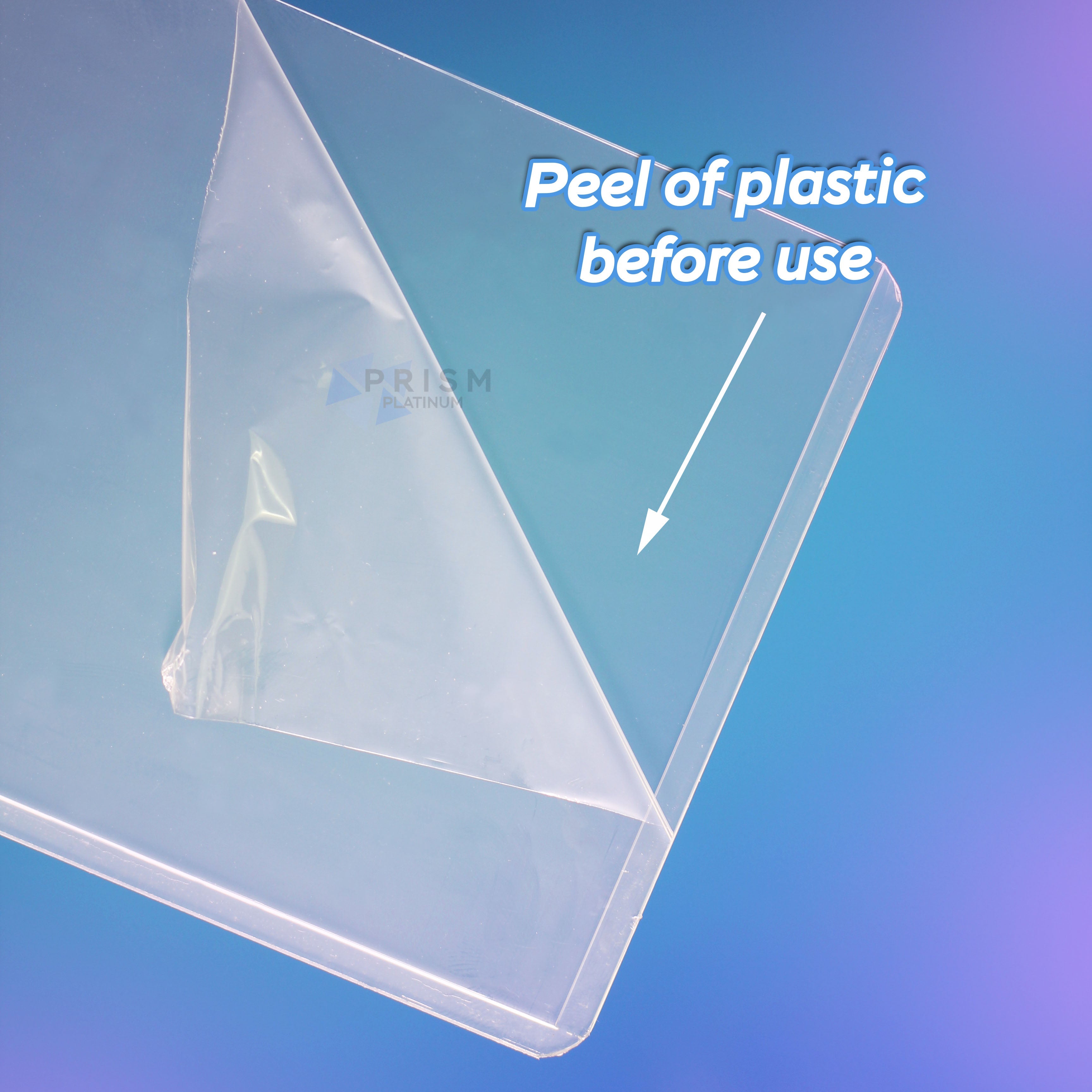 Premium Clear Photocard Toploader - Large Size - Pack of 10 - Prism Platinum