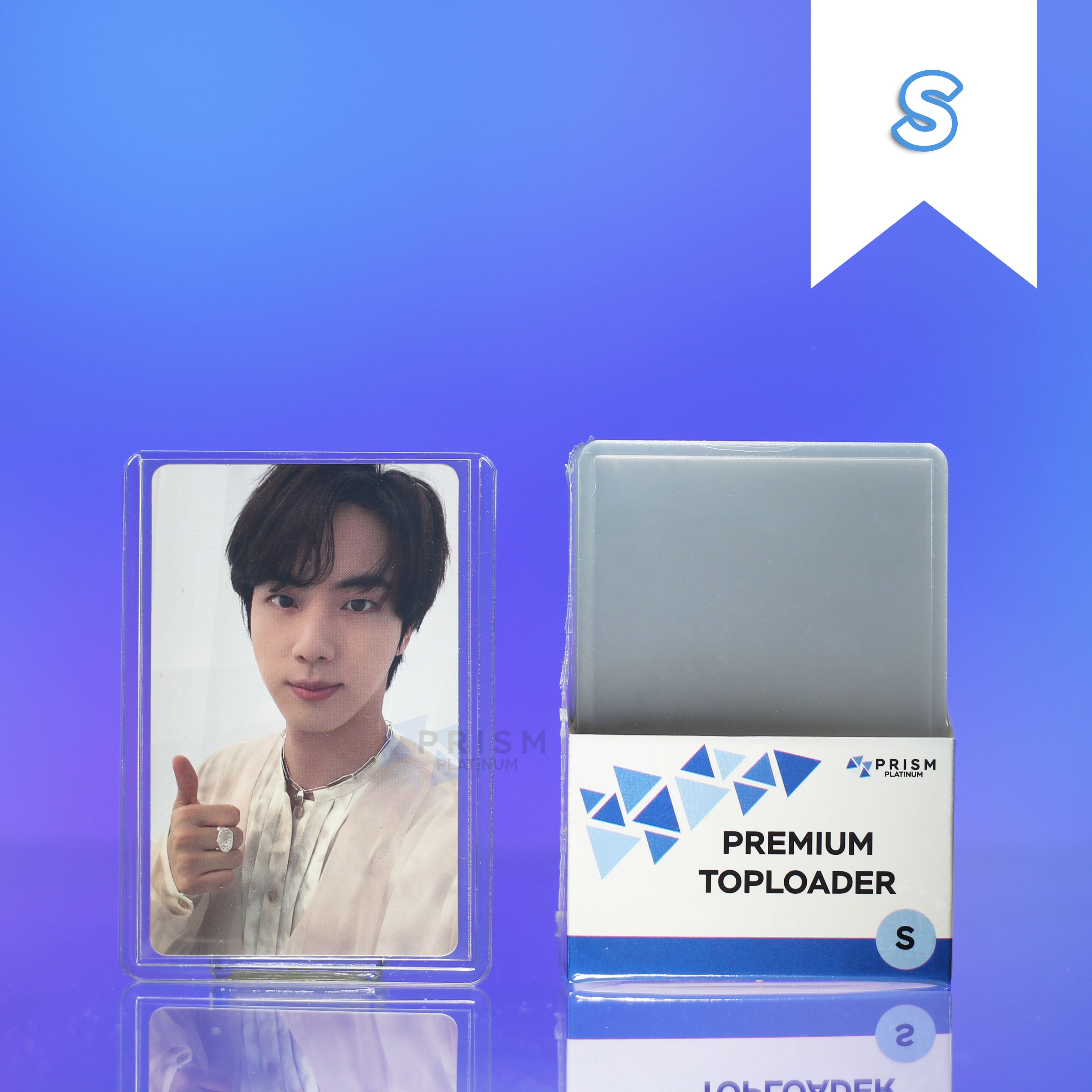 Premium Clear Photocard Toploader - Small Size - Pack of 10 - Prism Platinum