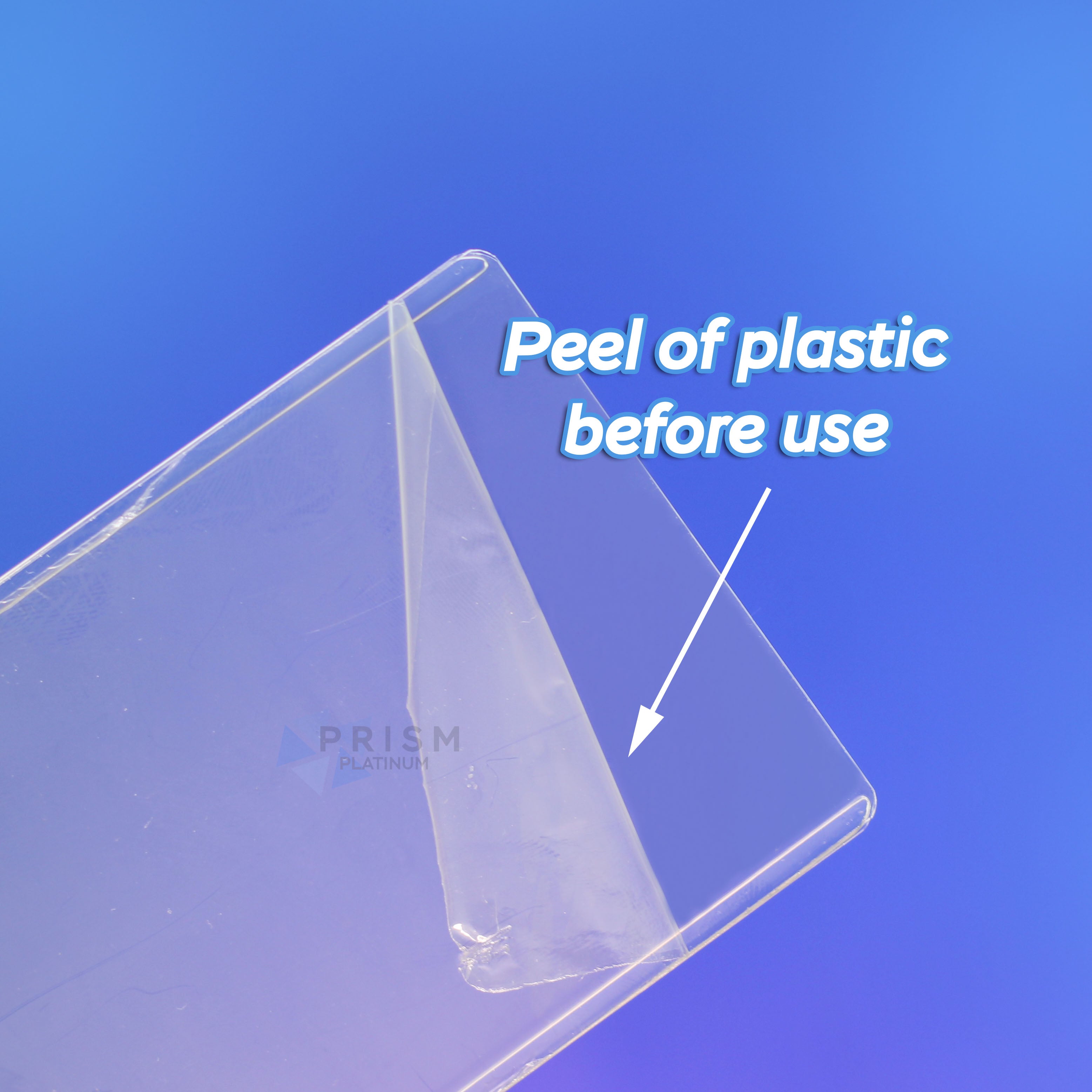 Premium Clear Toploader - Regular Size - Pack of 10 - Prism Platinum