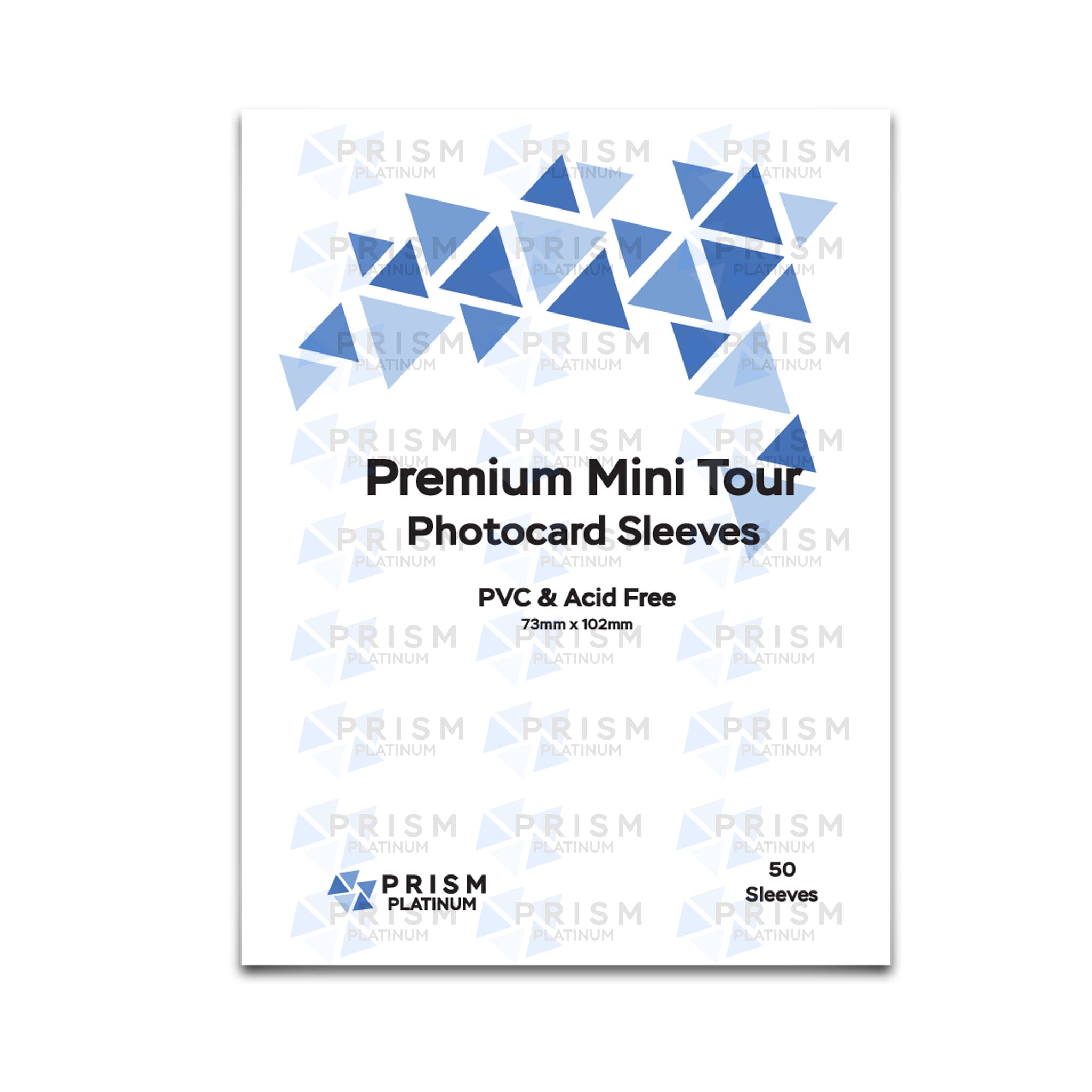 Premium Mini Tour Photocard Sleeves - Prism Platinum