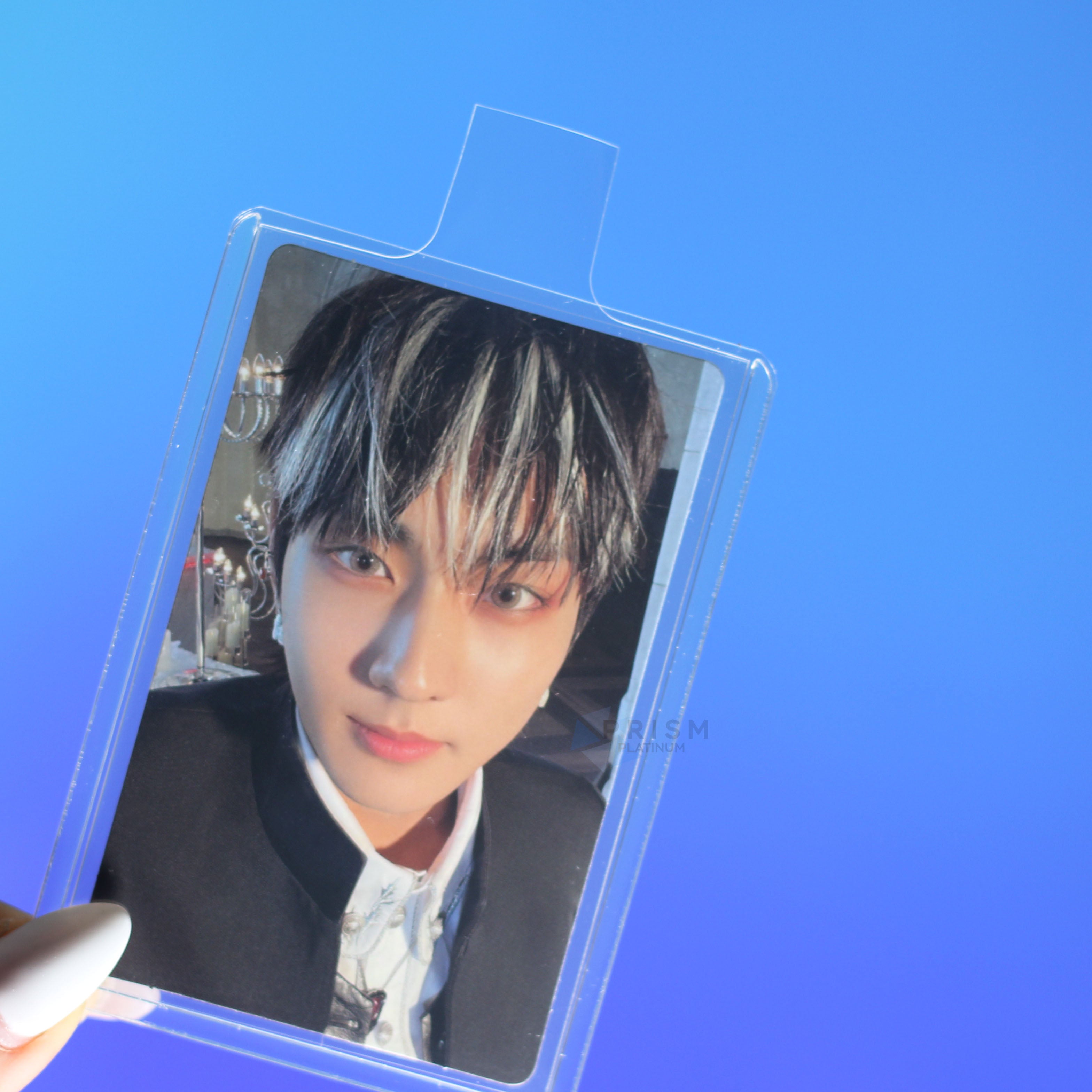 Premium Slim Photocard Sleeves - Pull Sleeve Version - Prism Platinum