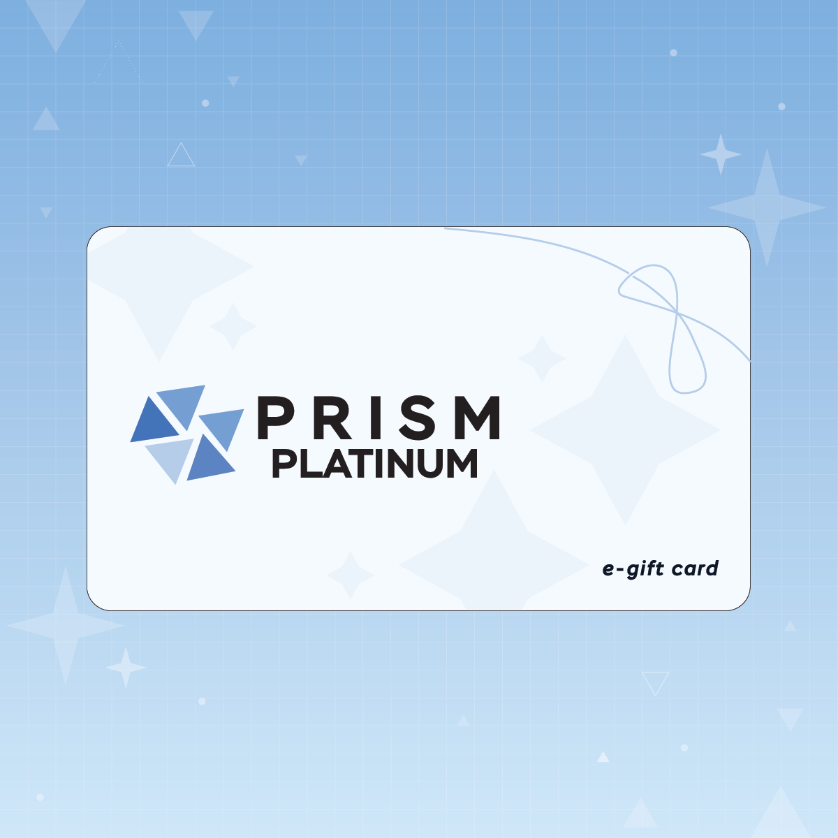 Gift card - Prism Platinum