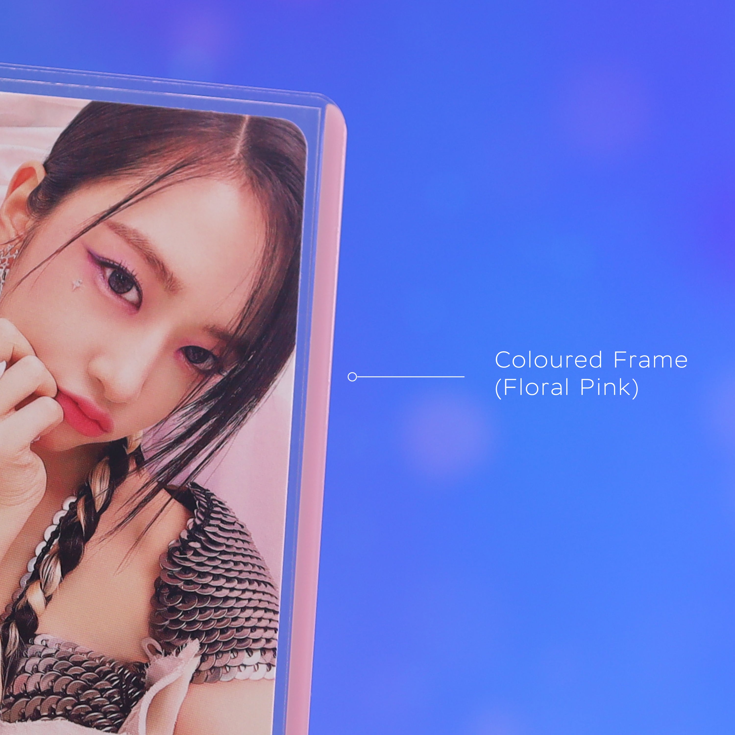 Photocard 3 #Size_Photocard#Colour_Pink - Floral