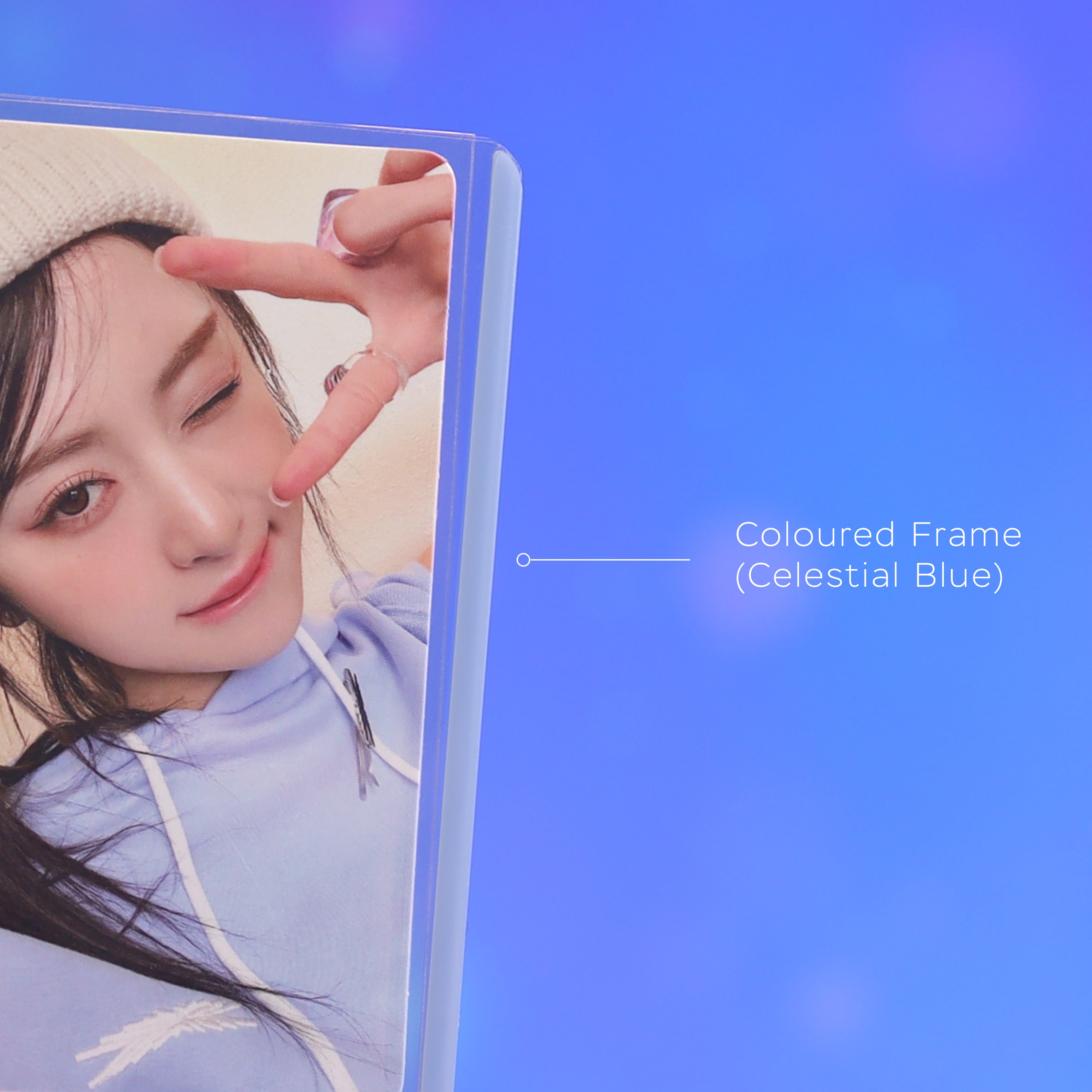 Photocard 3 #Size_Photocard#Colour_Blue - Celestial