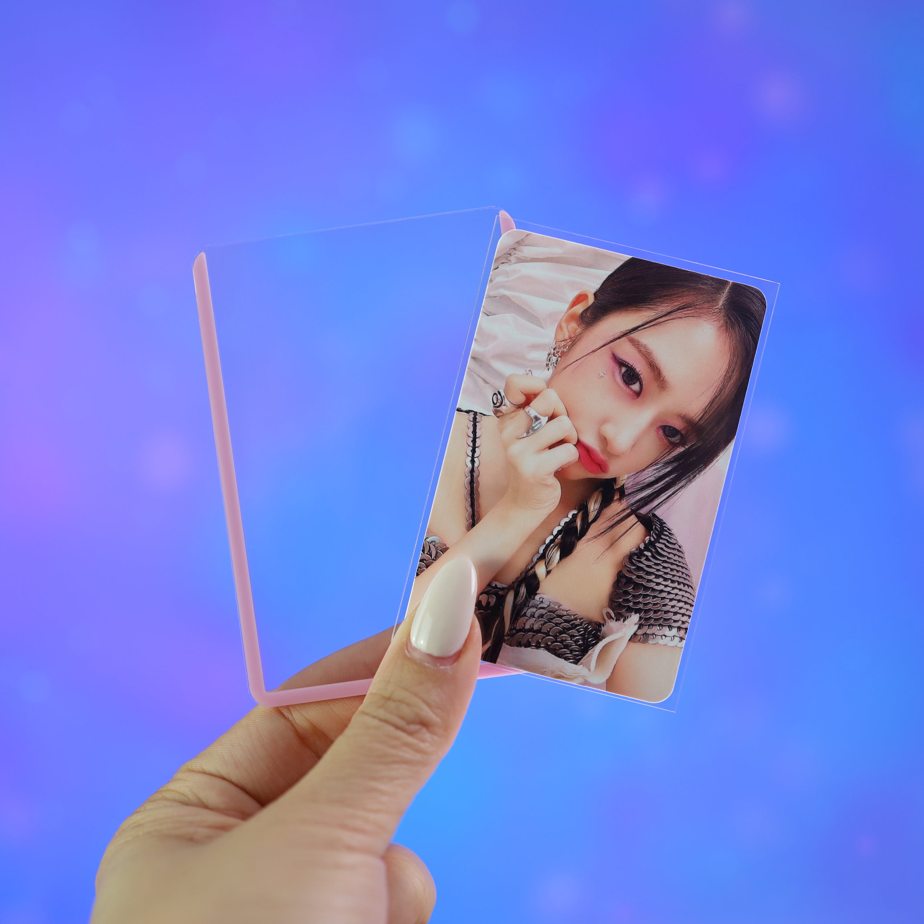 Photocard 2 #Size_Photocard#Colour_Pink - Floral