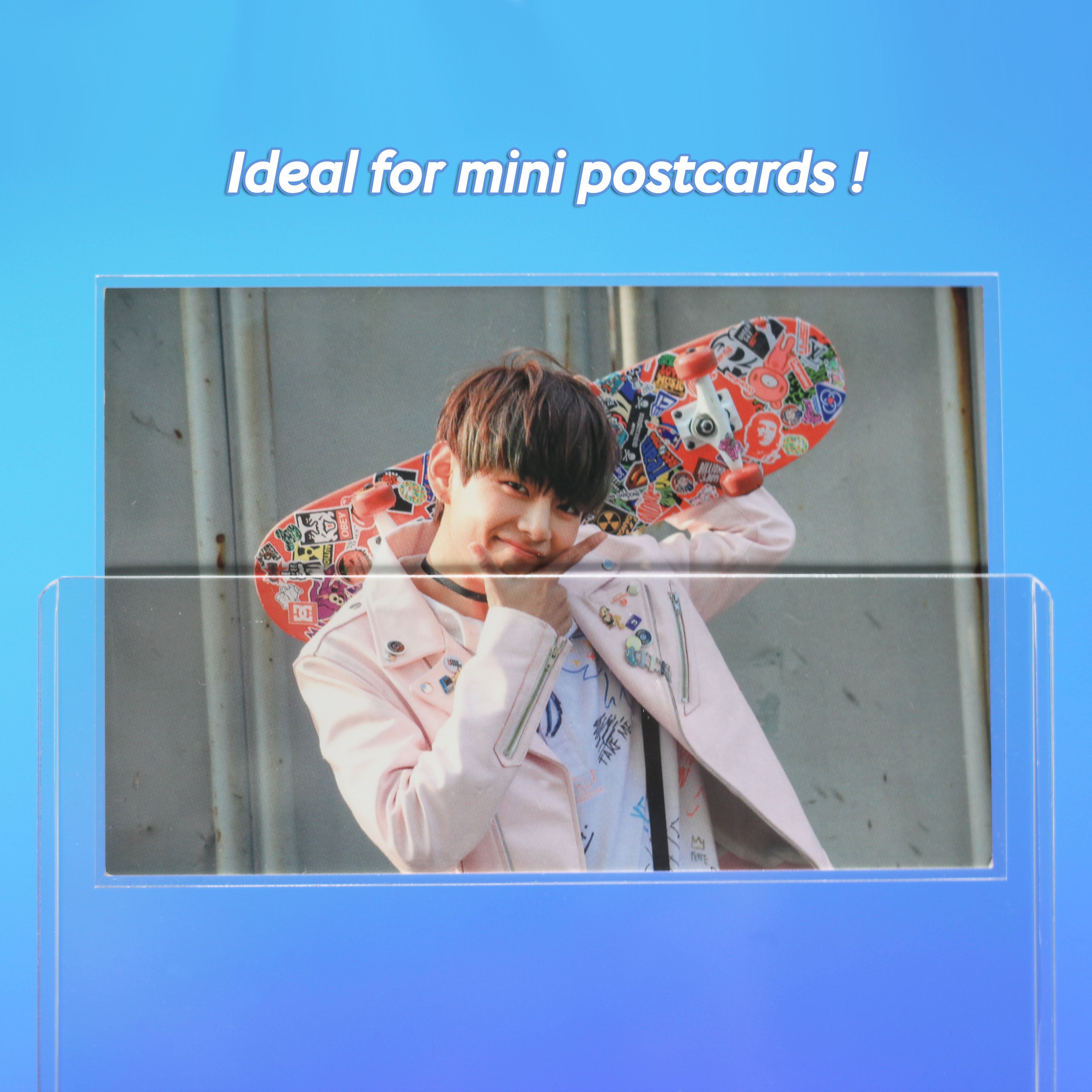 Archival Clear Photocard Toploader - Pack of 10 - LARGE - Prism Platinum