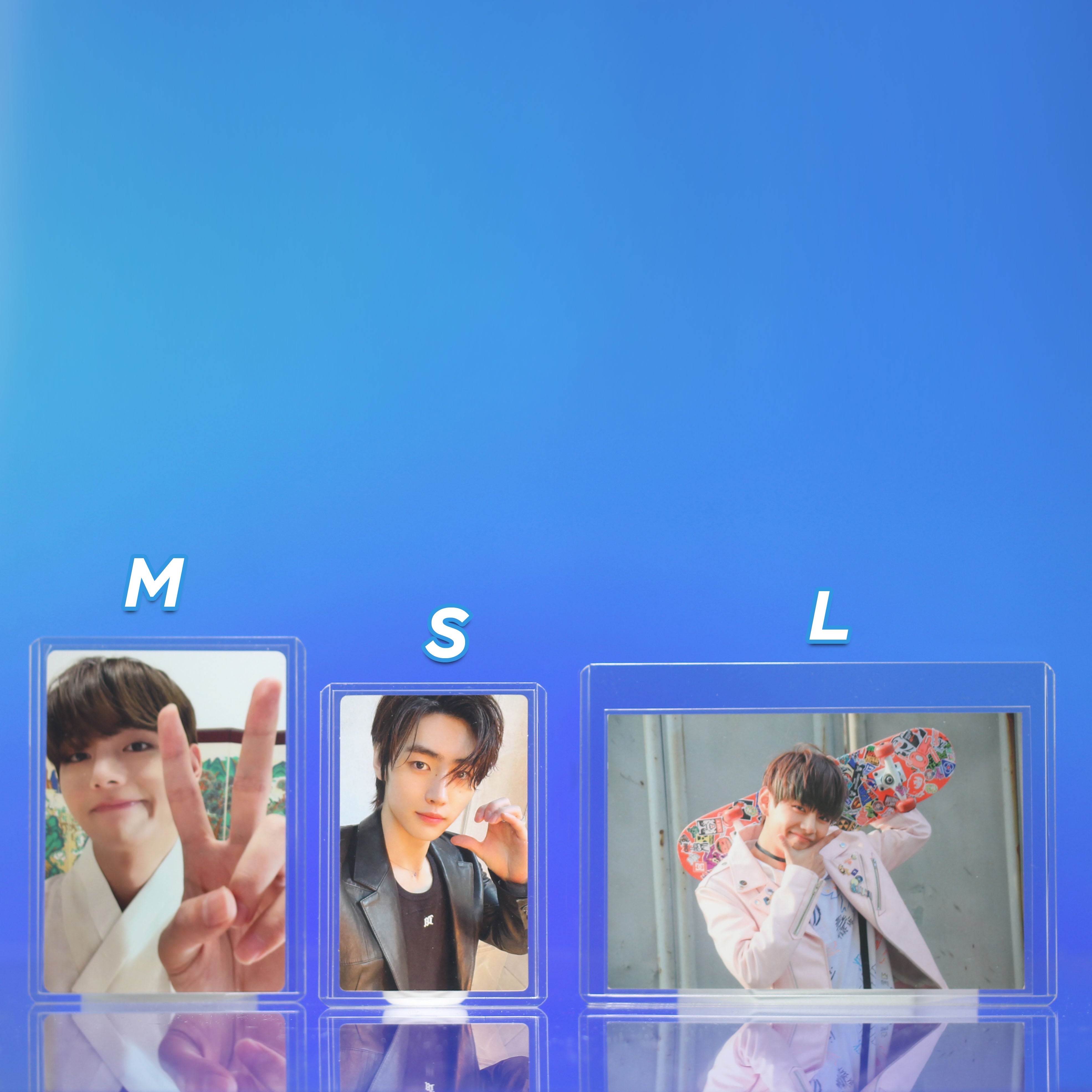 Archival Clear Photocard Toploader - Pack of 10 - SMALL - Prism Platinum